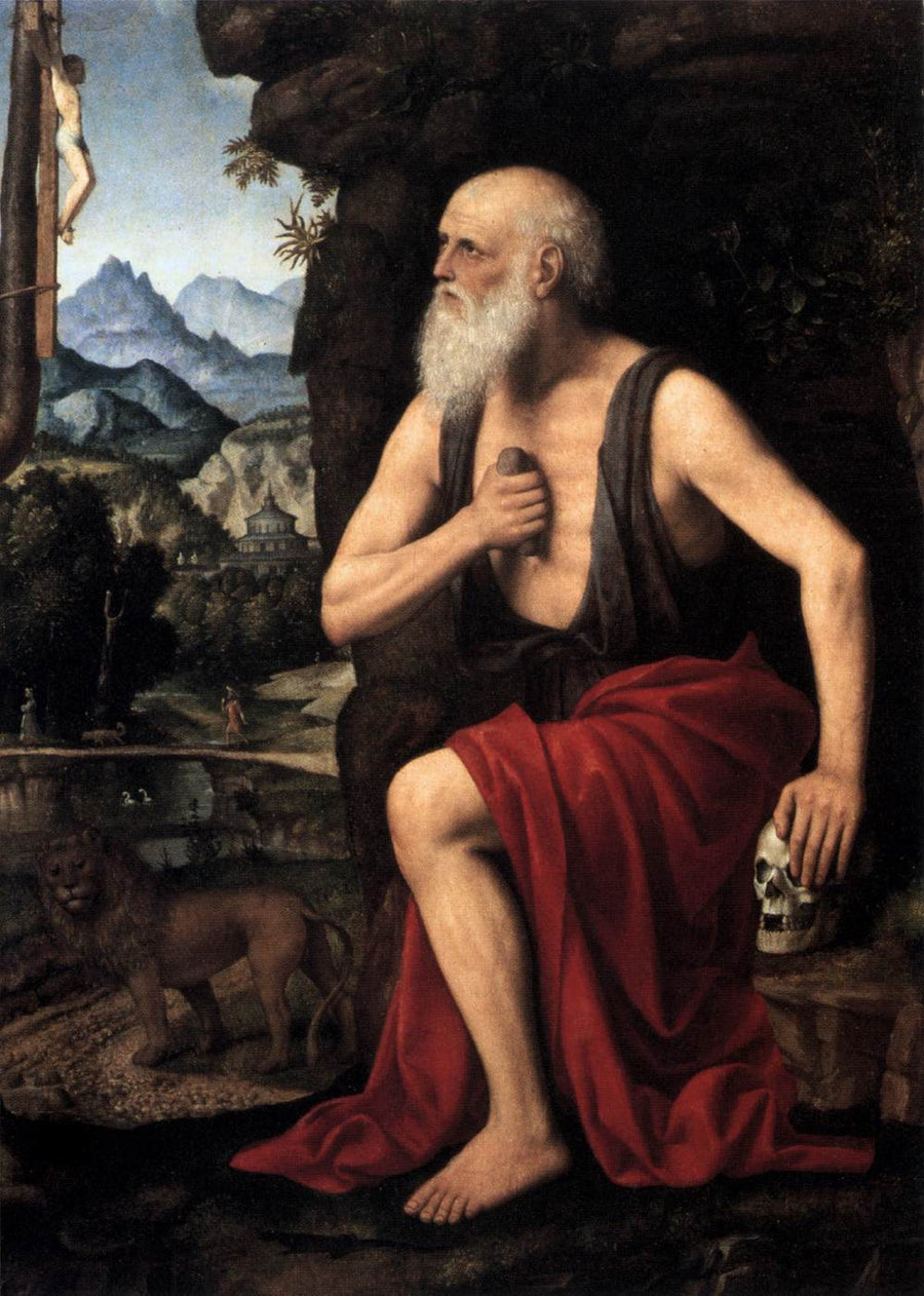 Święty Hieronim pokutnik - Bernardino Luini