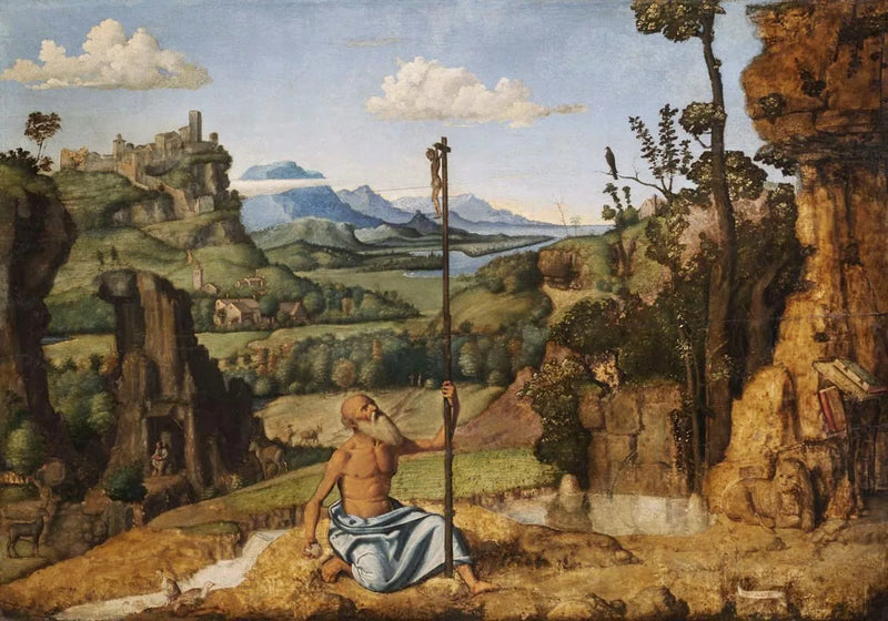 Penitent Saint Jérôme dans le désert - Cima da Conegliano