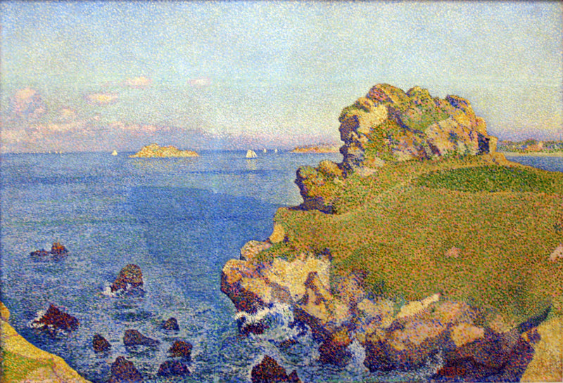 „Per-Kiridy” podczas przypływu, 1889 - Théo van Rysselberghe