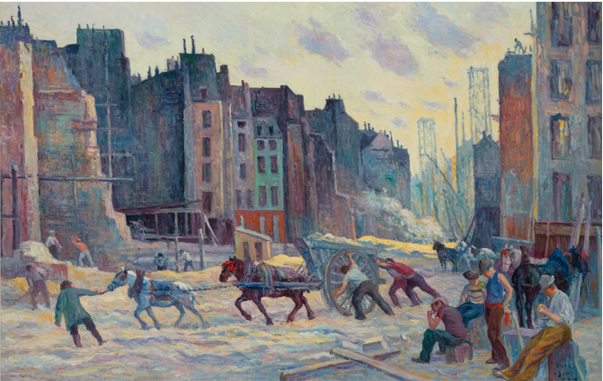 Przebicie ulicy Réaumur - Maximilien Luce