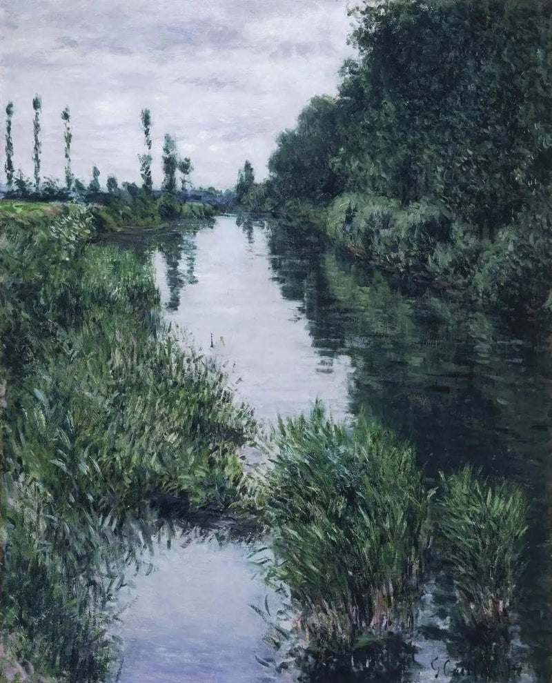 Mały zakręt Sekwany w Argenteuil - Gustave Caillebotte