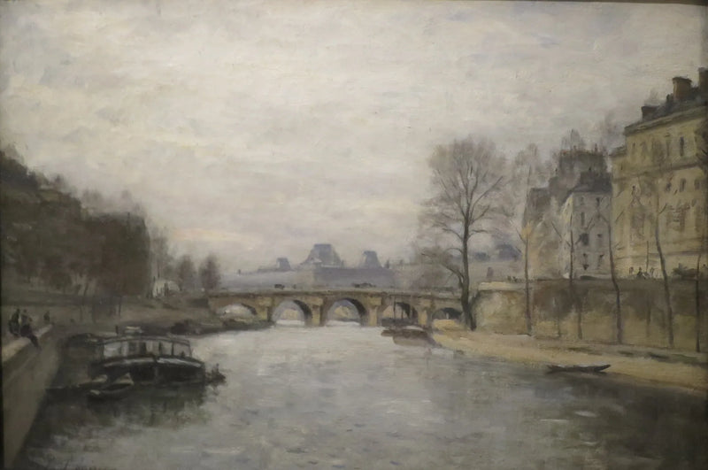 Mały brzeg Sekwany przy Moście Nowym - Stanislas Lépine