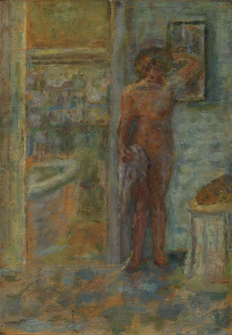 Mały akt przed lustrem - Pierre Bonnard