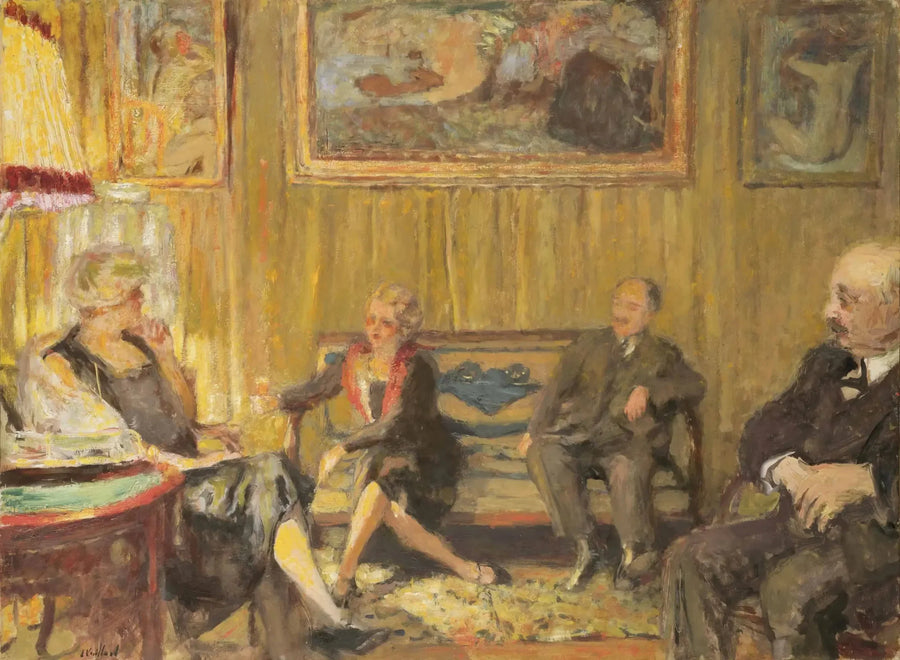 Mały salon, ulica Nablès - Édouard Vuillard