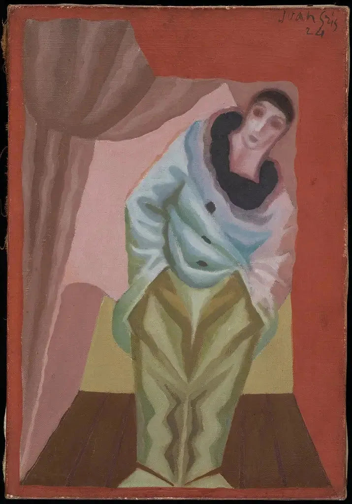 Pierrot z zasłoną - Juan Gris