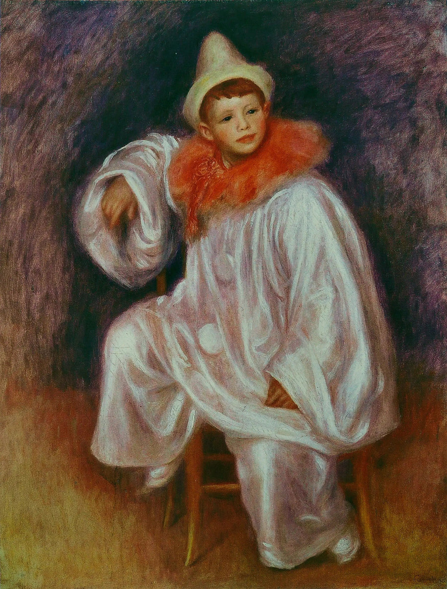 Biały Pierrot - Pierre-Auguste Renoir