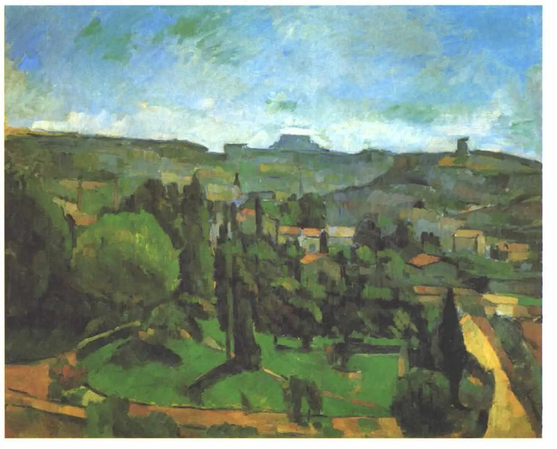 Le Pilon du Roi, widok z Bellevue - Paul Cézanne