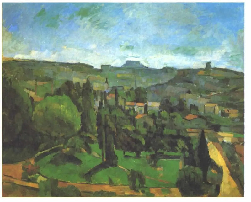 Le Pilon du Roi, widok z Bellevue - Paul Cézanne