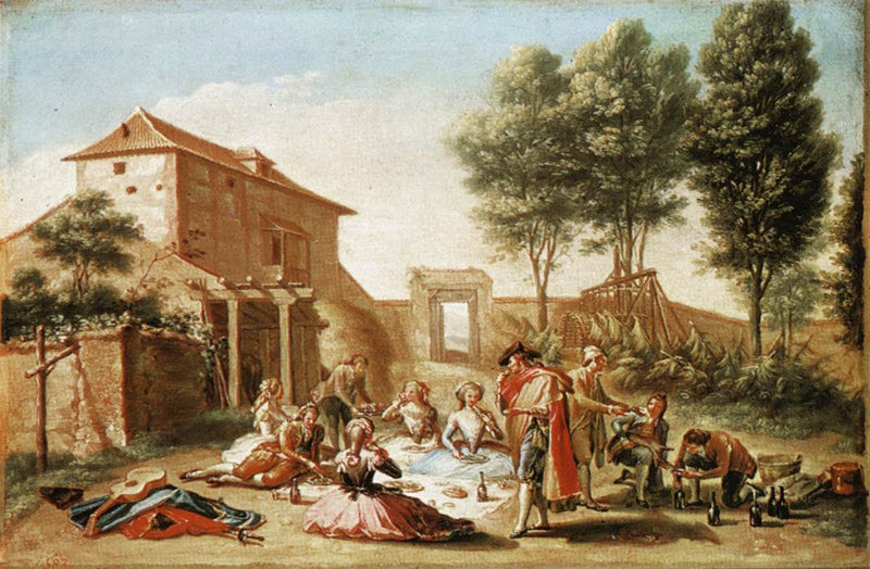 Piknik na wsi - Francisco Bayeu