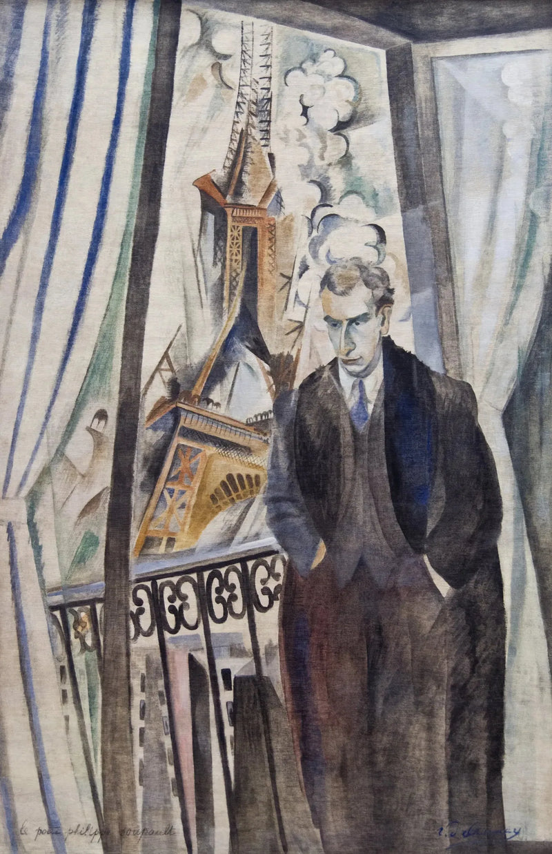 Poeta Philippe Soupault - Robert Delaunay