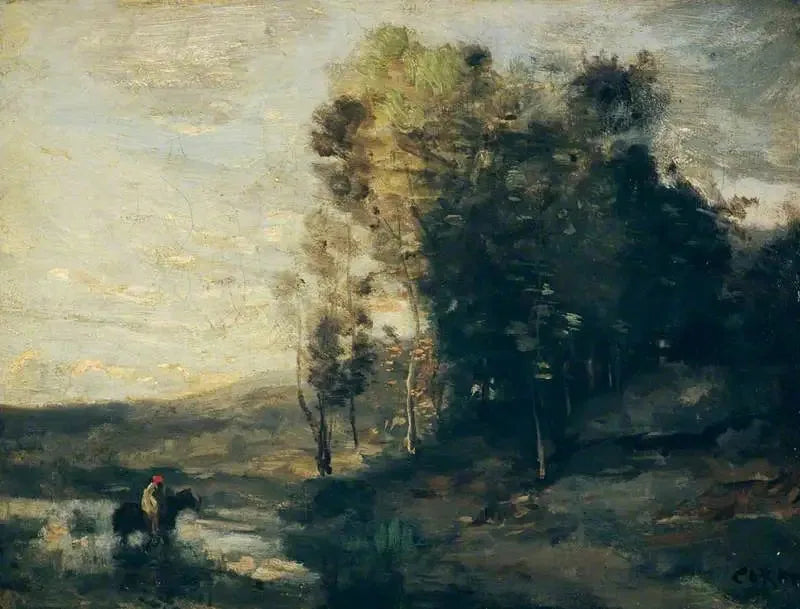 Źródło wody - Jean-Baptiste Camille Corot