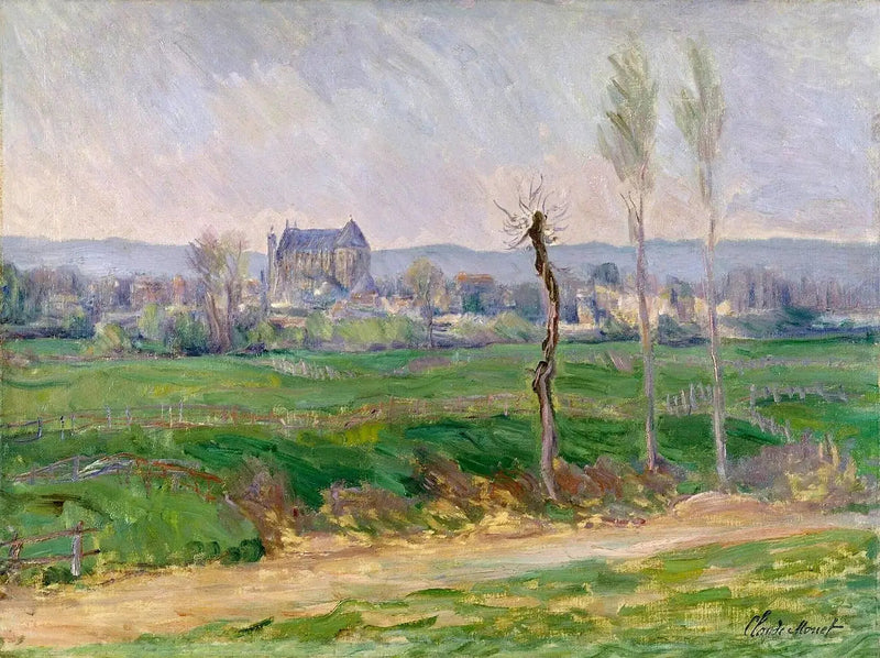 Punkt widzenia w Vernon - Claude Monet