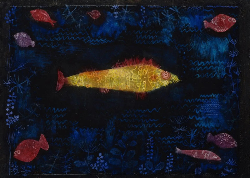 Czerwony rybka - Paul Klee