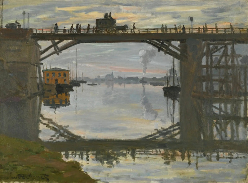 Most drewniany - Claude Monet