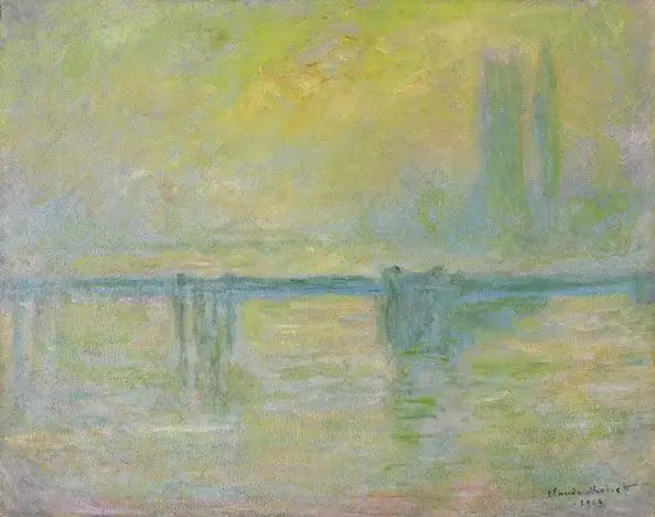 Most Charing-Cross, mgła - Claude Monet