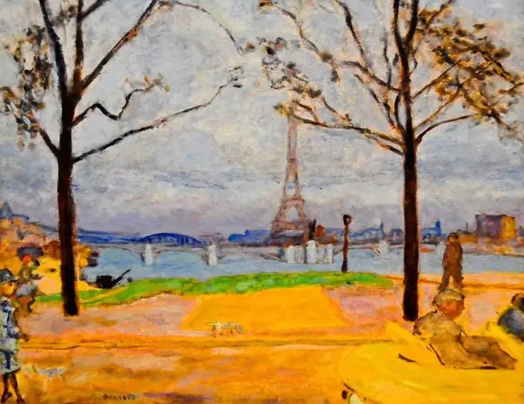 Most Grenelle i wieża Eiffla - Pierre Bonnard
