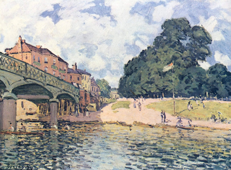 Most Hampton Court - Alfred Sisley