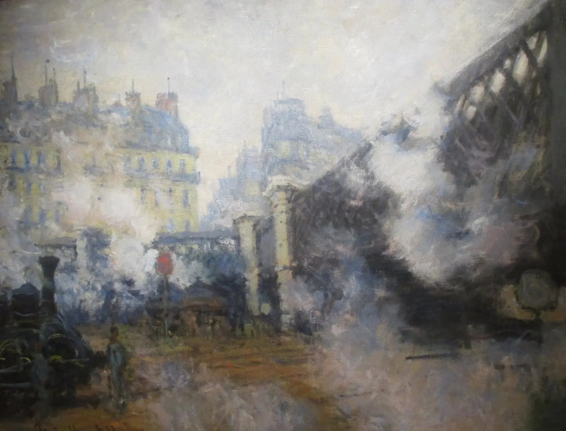 Most Europy, dworzec Saint-Lazare - Claude Monet