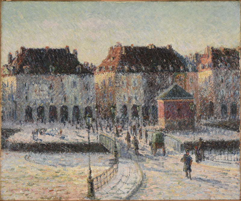 Most Rybnej w Dieppe - Gustave Loiseau