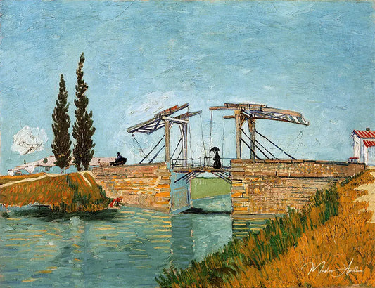 Le Pont de Langlois à Arles - Van Gogh - Reproductions de tableaux et peintures haut de gamme