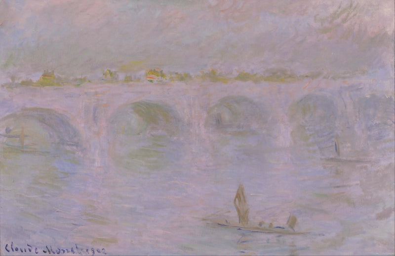 Most Waterloo w Londynie - Claude Monet