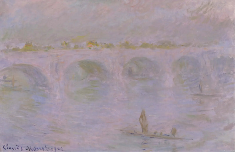 Most Waterloo w Londynie - Claude Monet