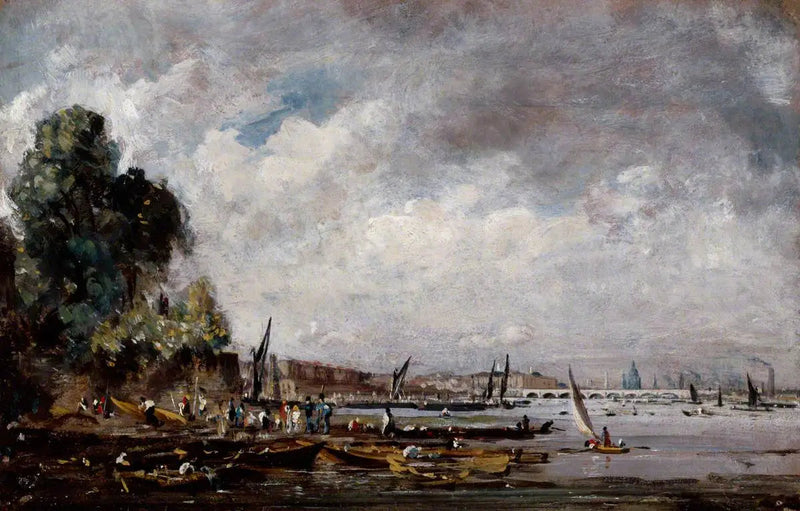 Most Waterloo z lewej strony Tamizy - John Constable