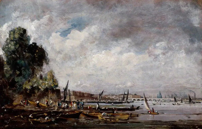 Most Waterloo z lewej strony Tamizy - John Constable