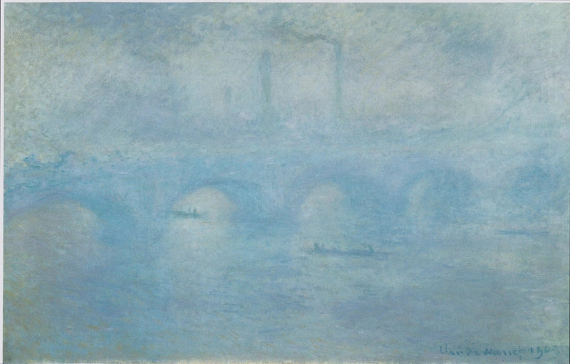 Most Waterloo. Efekt mgły - Claude Monet