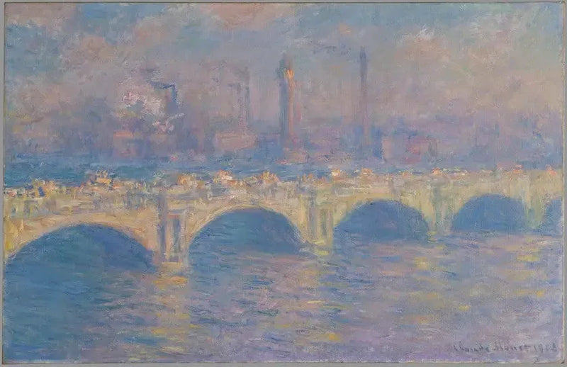 Most Waterloo, Londyn - Claude Monet
