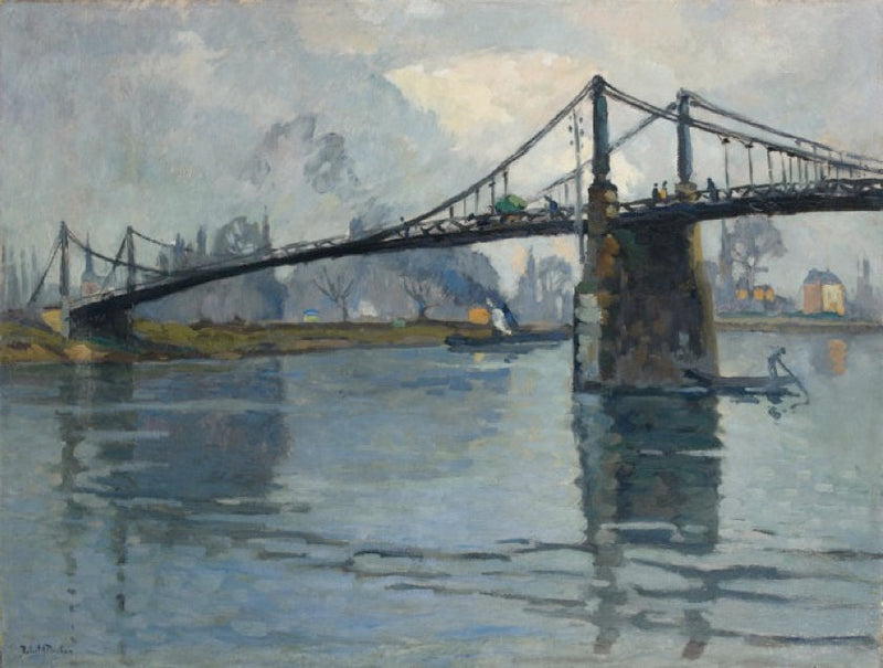 Most w Andelys nad Sekwaną - Robert Antoine Pinchon