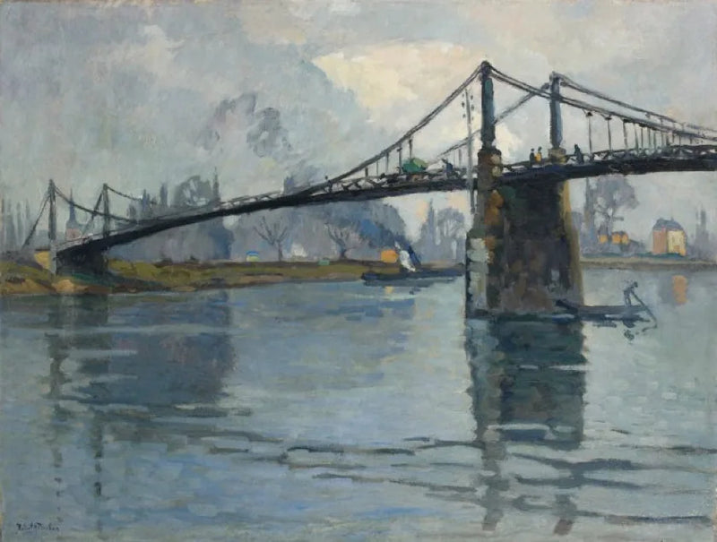 Most w Andelys nad Sekwaną - Robert Antoine Pinchon