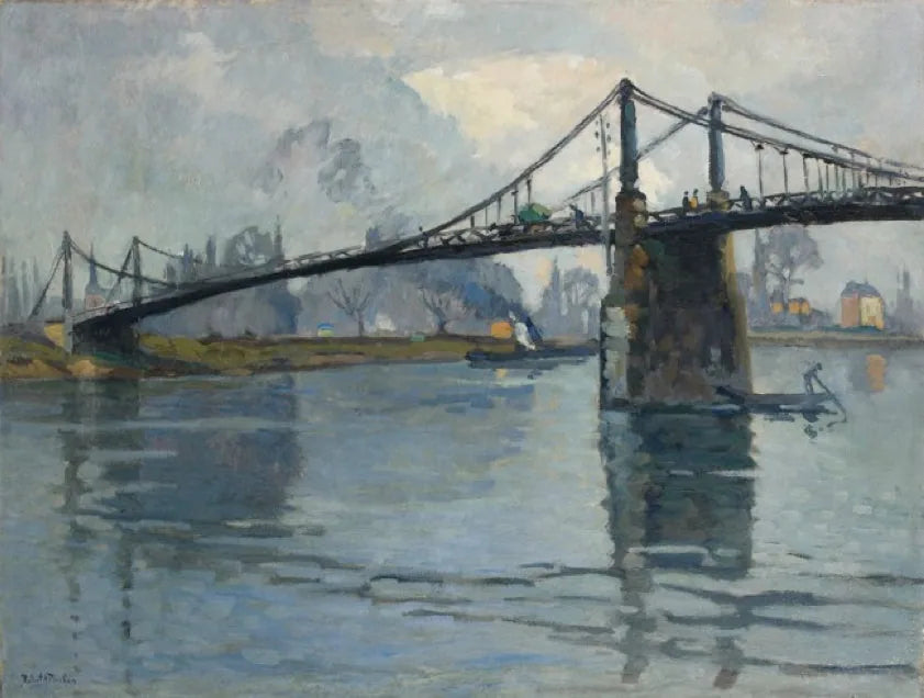 Most w Andelys nad Sekwaną - Robert Antoine Pinchon