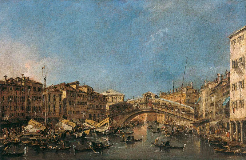 Most Rialto w Wenecji - Francesco Guardi
