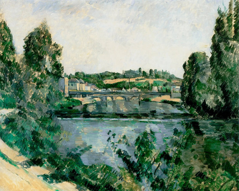 Most i przelew w Pontoise - Paul Cézanne
