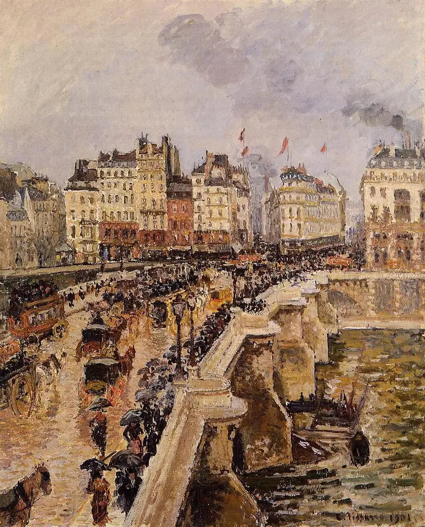 Most Nowy, Deszczowe popołudnie (Pierwszy sezon) - Camille Pissarro