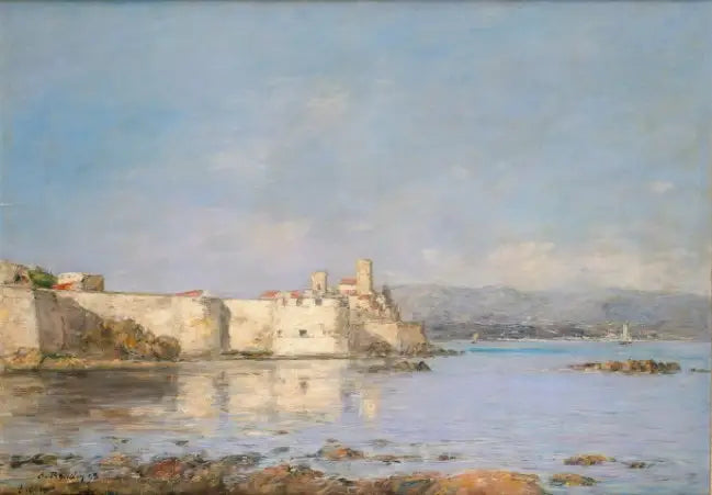 Port w Antibes - Eugène Boudin