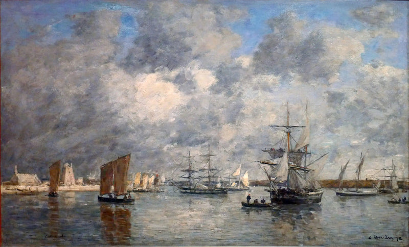 Port Camaret - Eugène Boudin