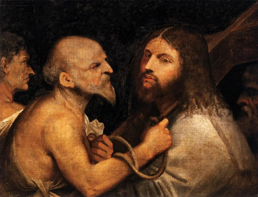 Le port de croix - Titian - Alpha Reproduction