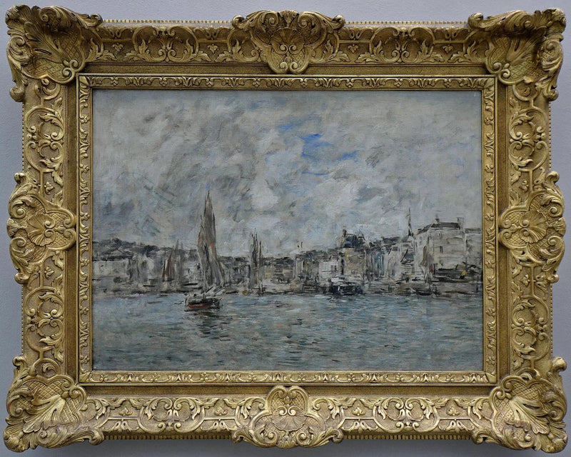 Port w Honfleur - Eugène Boudin