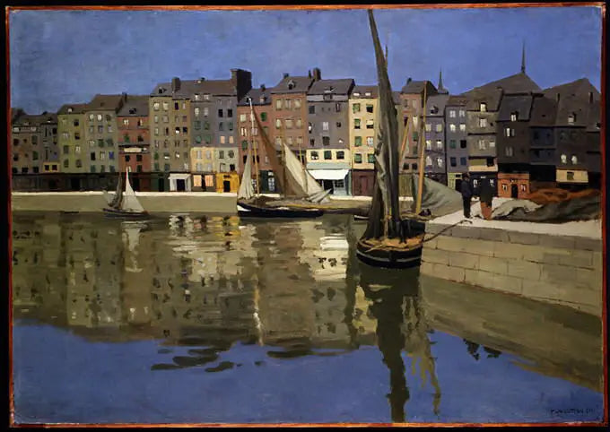 Port Honfleur nocą - Félix Vallotton