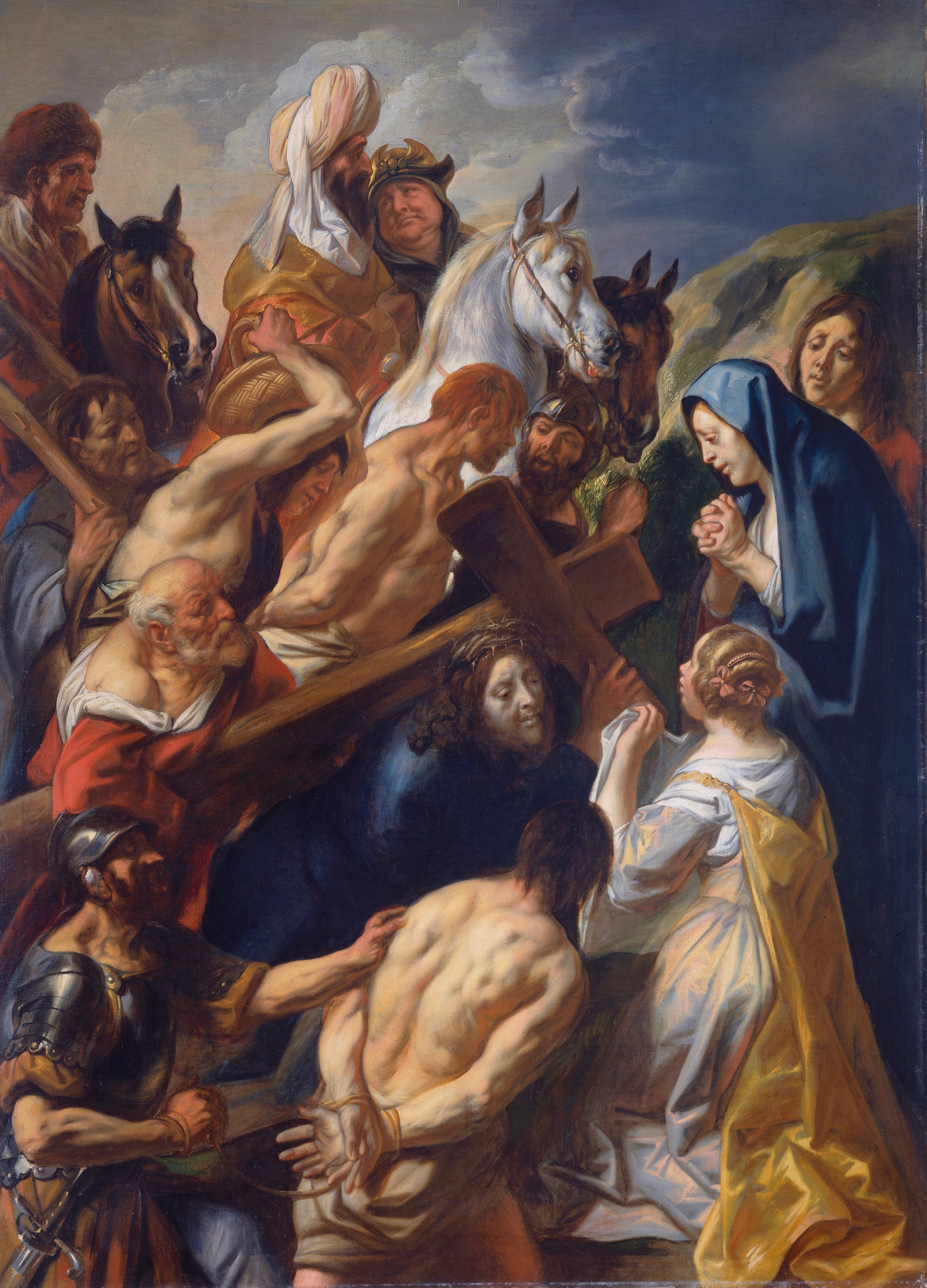 Le port de la croix - Jacob Jordaens