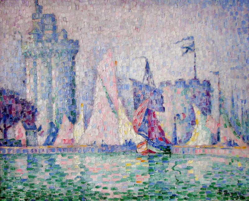 Port w La Rochelle - Paul Signac