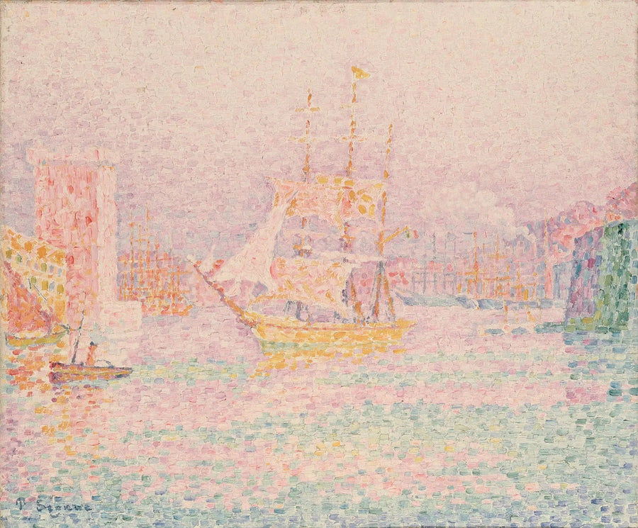 Port w Marsylii - Paul Signac