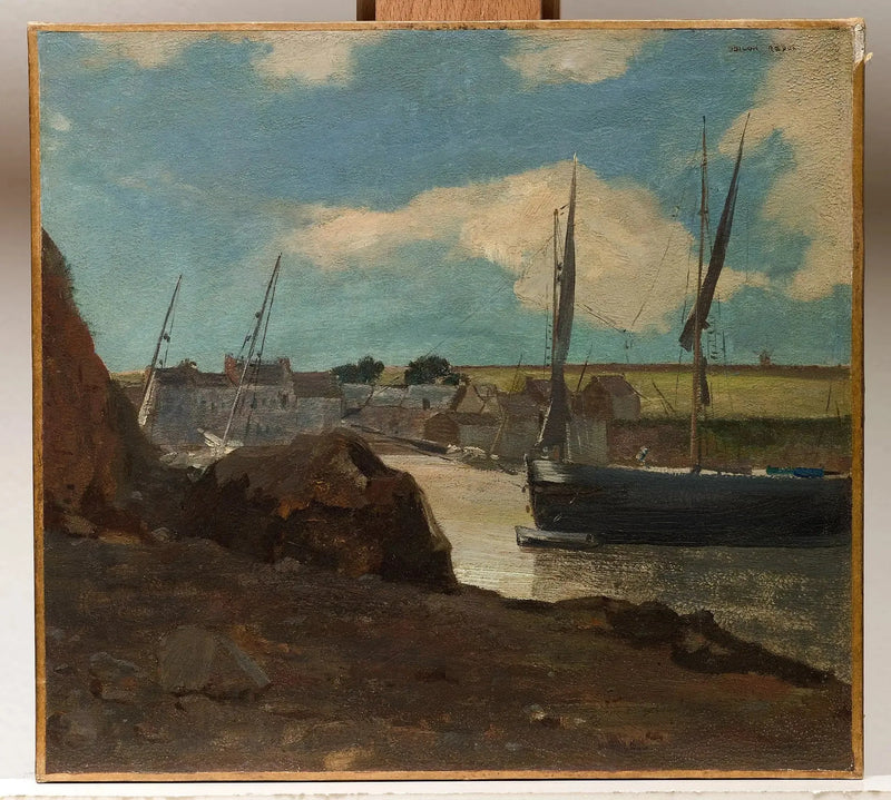 Port w Morgat - Odilon Redon