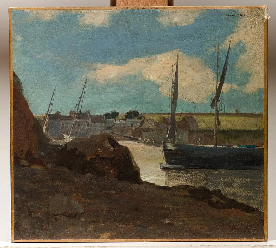 Port w Morgat - Odilon Redon