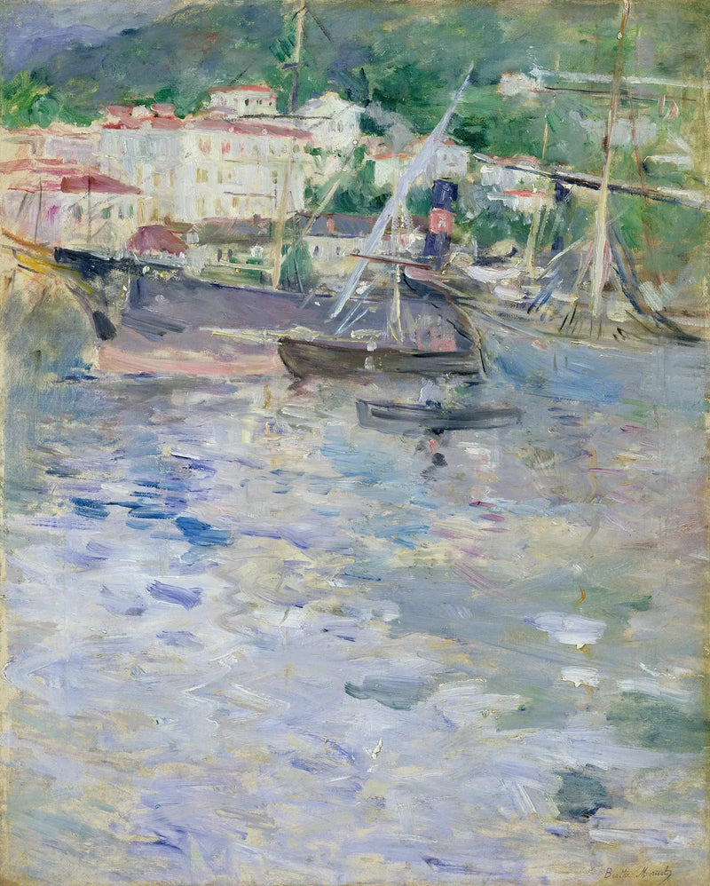 Port w Nicei - Berthe Morisot