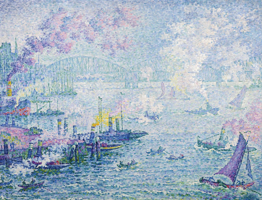 Port w Rotterdamie - Paul Signac