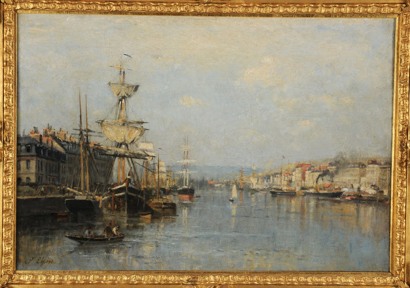 Port w Rouen - Stanislas Lépine