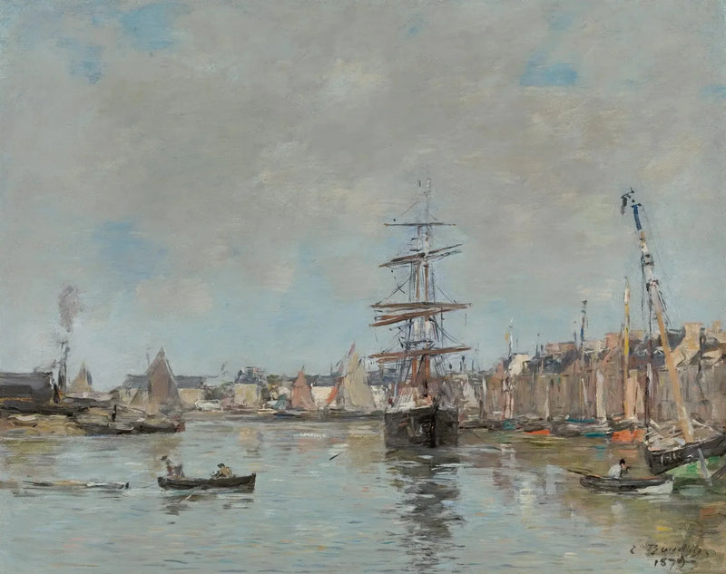 Port w Trouville - Eugène Boudin